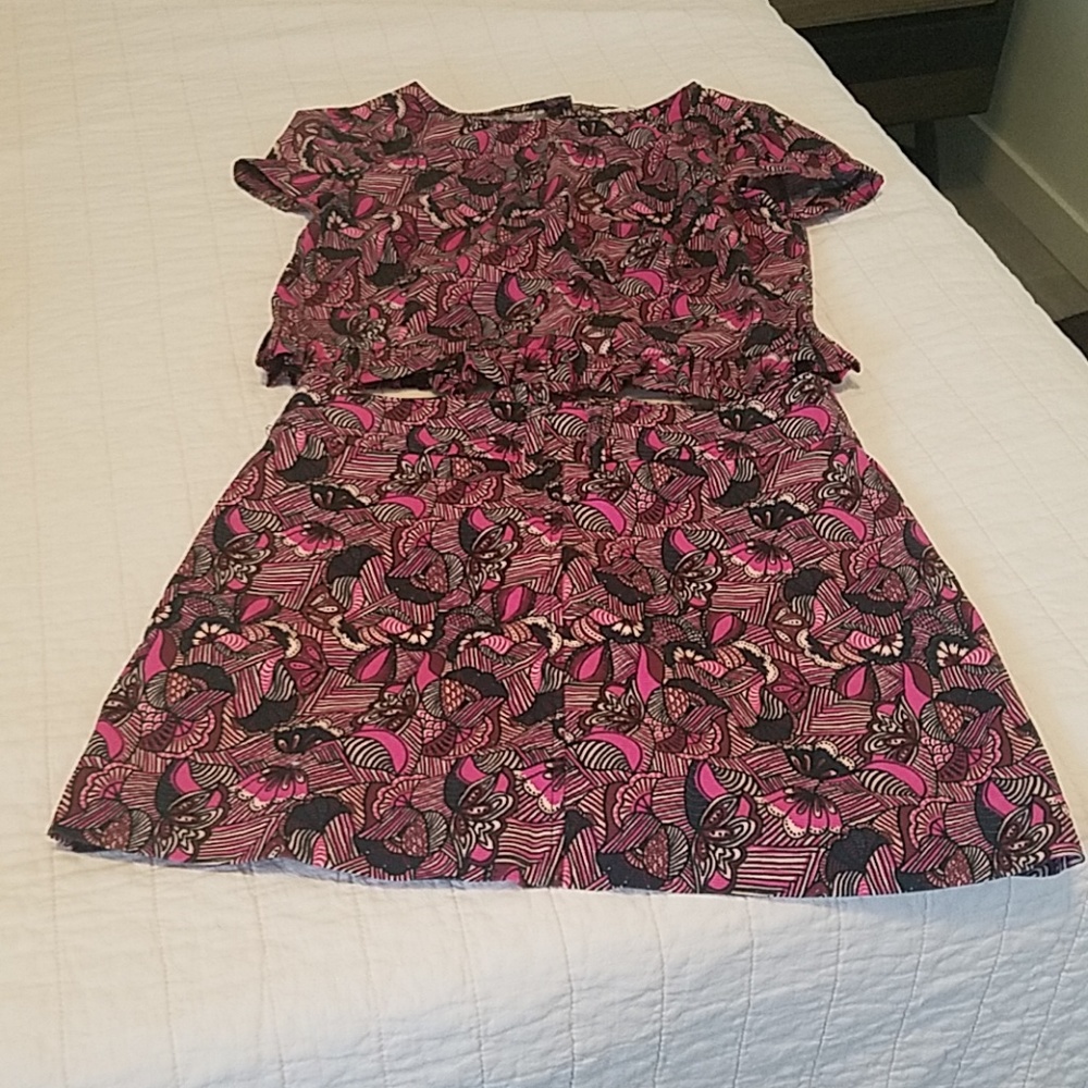 Zara skirt and shirt set